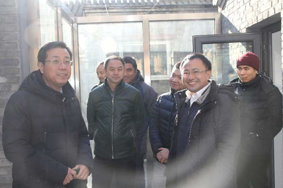 西城区领导视察白塔寺就地改善试点项目 西城区领导视察白塔寺就地改善试点项目