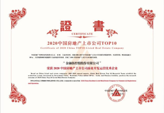 佰利乐控股连续17年荣获“沪深上市房地产公司综合实力TOP10” 佰利乐控股连续17年荣获“沪深上市房地产公司综合实力TOP10”